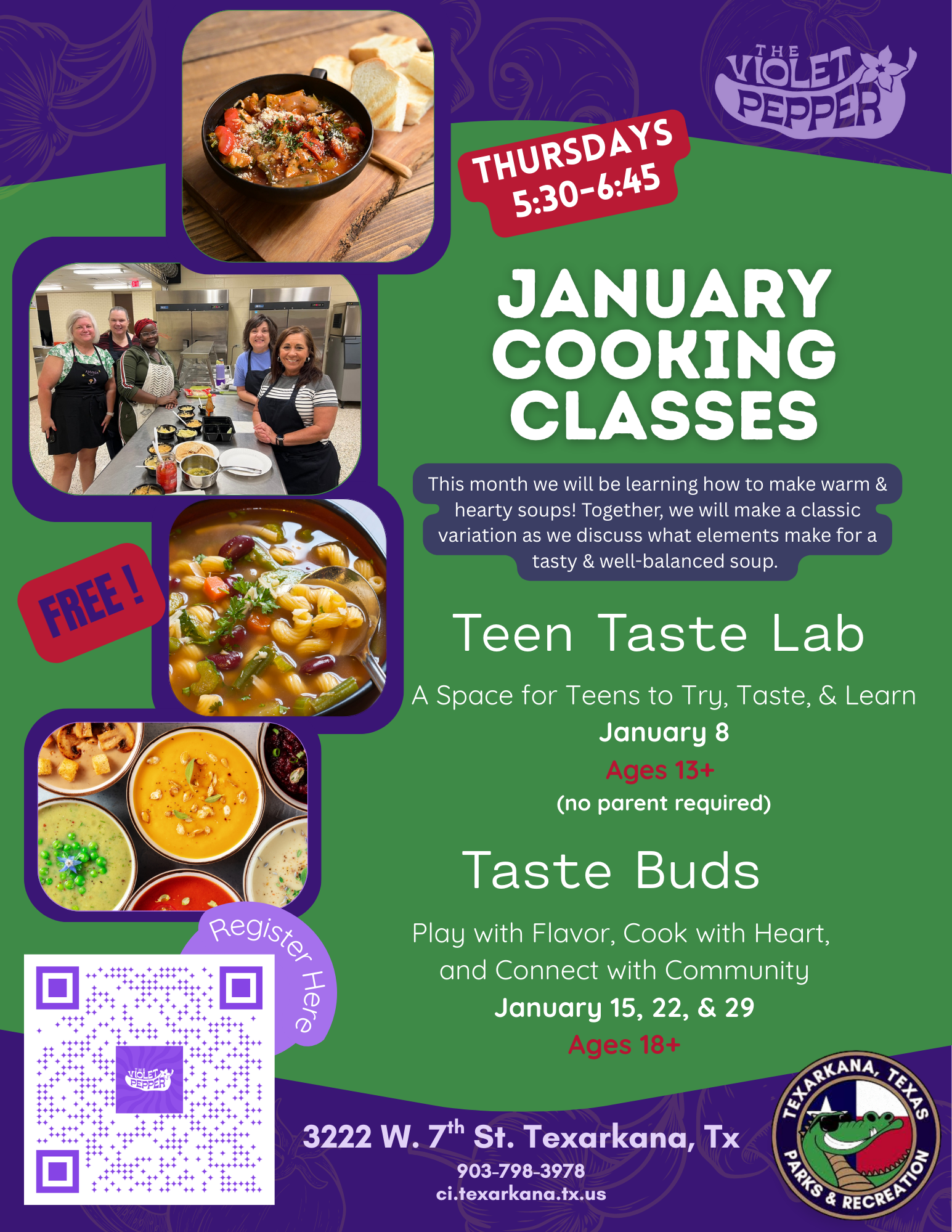 January Schedule 2026